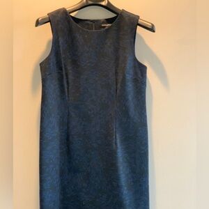 Mario Serrani Navy Sleeveless Mini Dress